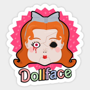 Baby doll Sticker